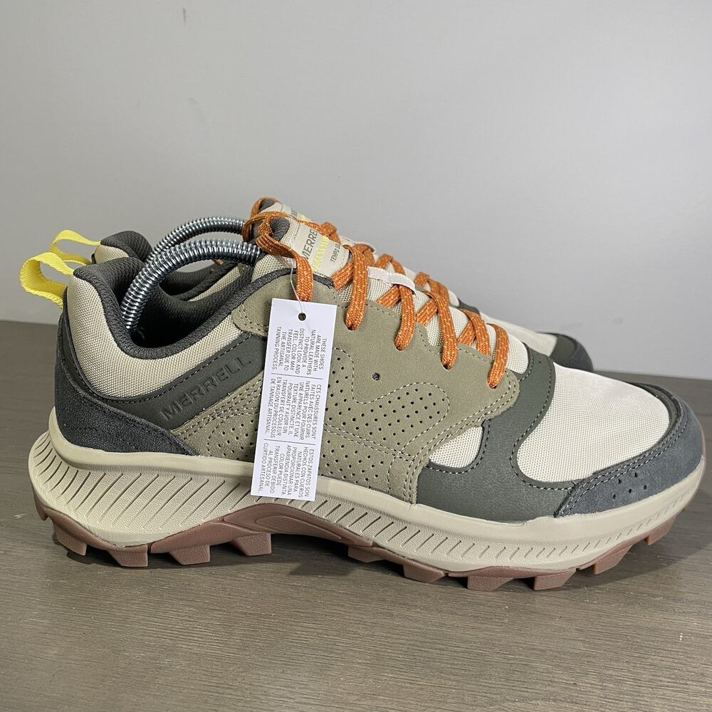 Merrell Mens Size 9.5 Shoes NEW Tempo Sol Athletic Hiking Low Dark Moss Green